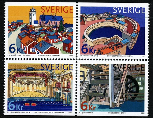 Svezia 2001 patrimonio - svezia,