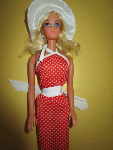 B265 vecchia barbie - con, ciglia