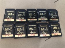 10 pezzi Panasonic 4 GB scheda SD 10 GB