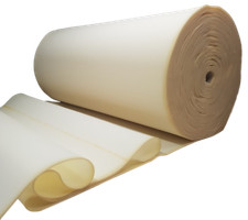 SPUGNA a metro, GOMMAPIUMA Imbottitura tappezzeria 0,5 cm H. 105 cm. Densità 25