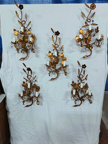 Cinque applique tre luci - applique, in