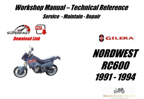 Gilera nordwest rc600 manuale - rc600,
