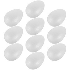 10 pezzi di uova di schiuma finte che dipingono uova di schiuma di Pasqua