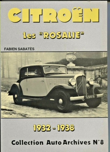 Citroen rosalie 1932 - , 1932-38