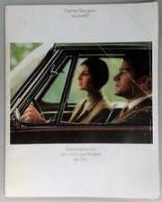 VOLKSWAGEN BROCHURE VW 1966 KARMANN GHIA/ TYPE34 Edizione Tedesca