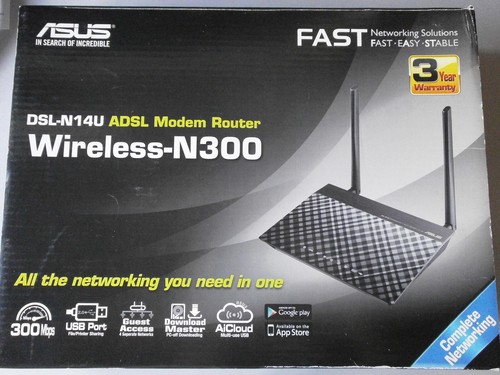 Asus adsl modem router - modem, 2+