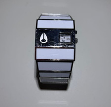 Orologio Nixon The Rotolog Cinturino Acciaio Inox Bianco/Argento Analogico Senza Accessori