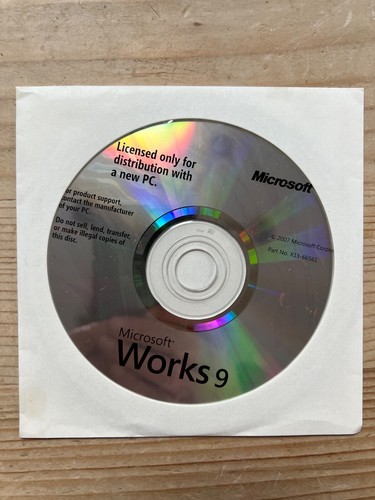 Works installation disc - works,