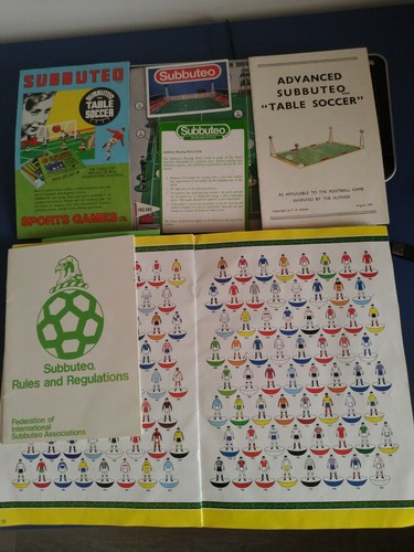 Subbuteo istruzioni gioco - istruzioni,