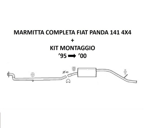 Marmitta completa asso per
