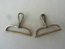 RARE PAIRE DE MOUSQUETONS DE