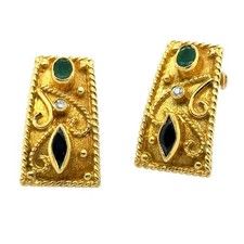 Orecchini in oro 18 kt revival