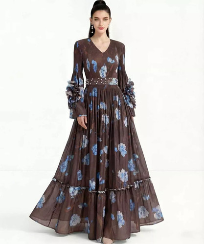 Abito lungo donna floreale - abito,