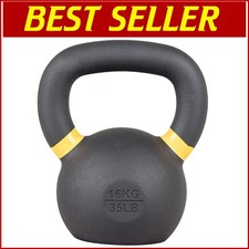 Kettlebell 35 libbre in giallo
