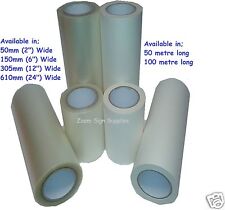 DeTape Nastro Trasferimento Artigianale Vinile Applicazione Trasparente 50mm 150mm 305mm