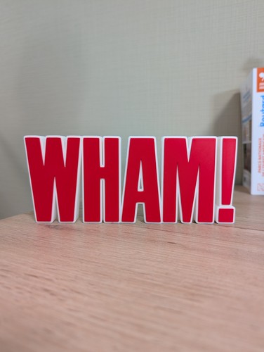 Plaque logo wham - plaque, décoration