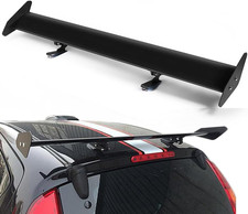 Alettone Posteriore Universale Auto, Spoiler GT 110Cm in Alluminio Con Doppia Ca