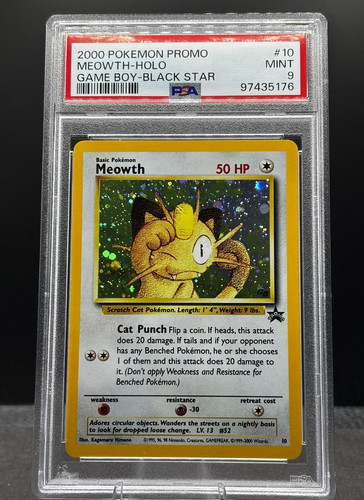 2000 psa meowth - 2000, holo
