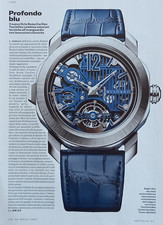 Pubblicità Advertising Italian Clipping 2022 Orologio BULGARI Octo Roma Carillon