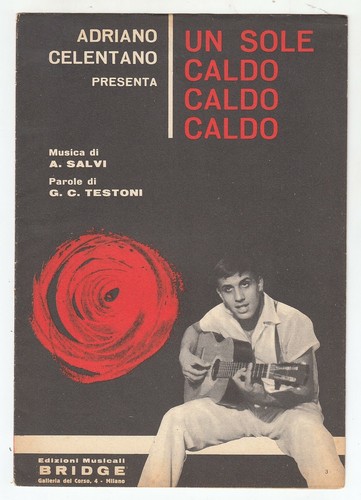 Spartito adriano celentano - celentano, un