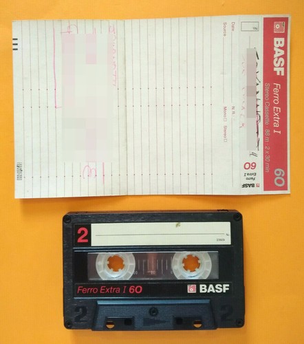Musicassetta basf ferro - musicassetta,
