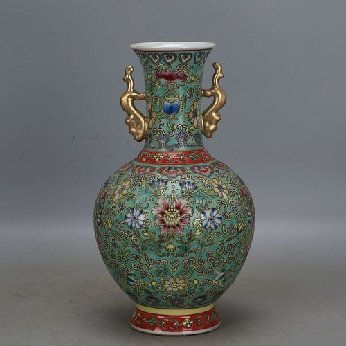 Vaso orecchio drago fiori - , e