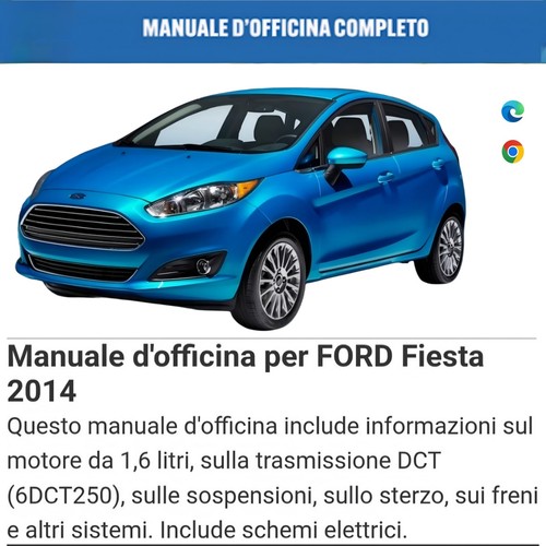 Manuale officina ford fiesta - officina,