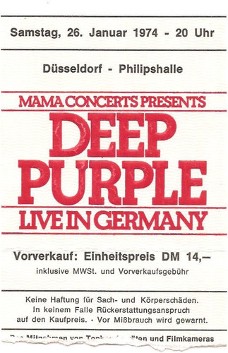 Deep purple concert 1974 - concert,