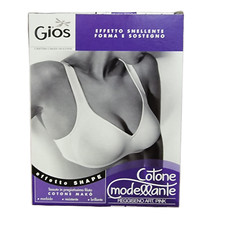 GIOS Reggiseno Donna Cotone Modellante Linea Shape Cotone Mako PINK