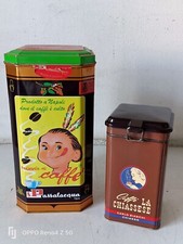 SCATOLE DI LATTA CAFFE PASSALACQUA E LA CHIASSESE - VINTAGE DA COLLEZIONE