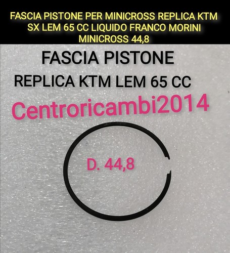 Fascia pistone per minicross - fascia,