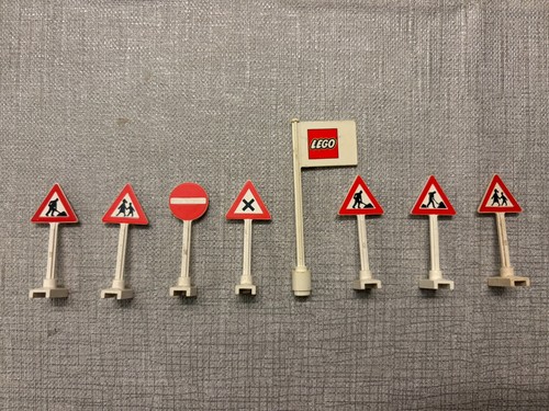 Lego vintage road signs - vintage,