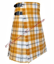 Clan Ailsa Gold Tartan Kilt -