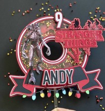 Stranger things cake topper - stranger,