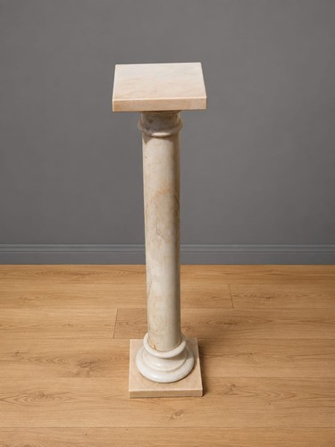 Colonna porta vaso - porta, busto