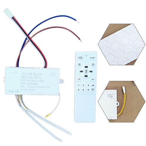 Luce ventola oscillante 6 - ventola,
