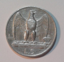 MONETA-5 LIRE-VITTORIO