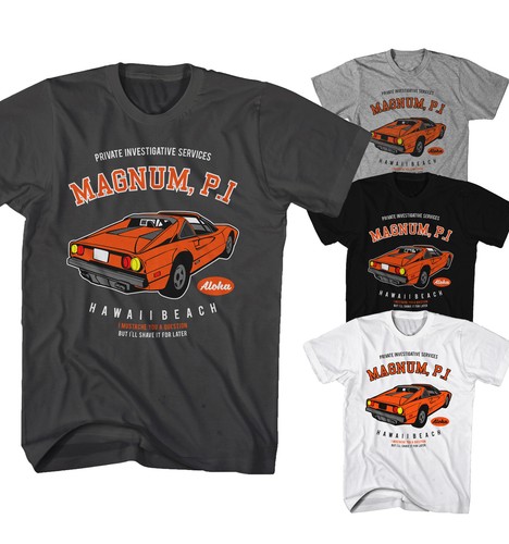 Shirt uomo magnum auto - magnum, pi