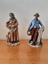 Coppia di Statuine  Vecchietti  Presepe