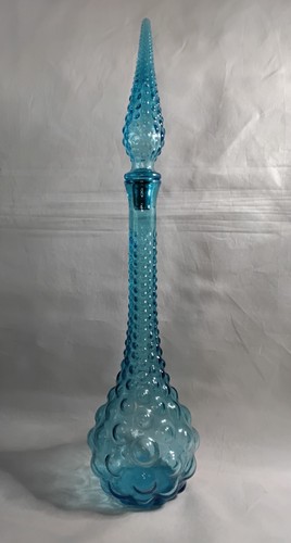 Empoli blue art glass - empoli,