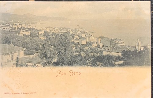 Cartolina sanremo - (imperia),