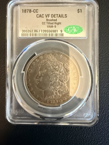 1878 morgan argento 1 - 1878-cc, $1