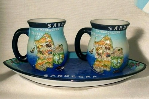 Servizio ceramica rilievo - ceramica,