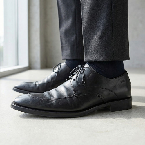Hugo boss scarpe derby nero - boss,