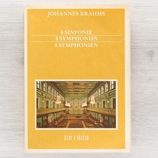 Brahms - 4 Sinfonie - Partitura completa - Ricordi 1981