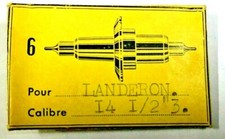 Lot X6 Landeron 14 1/2'' 3