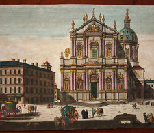 1780 ACQUAFORTE VUE D'OPTIQUE