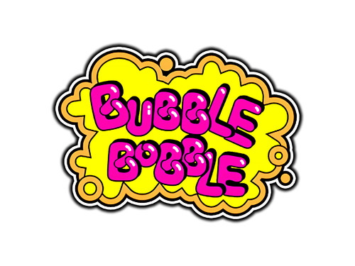 Adesivo bubble bobble - bubble, arcade