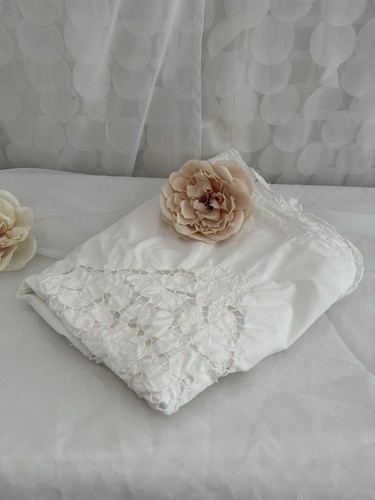Vintage bianco battenburg - vintage,