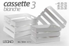 SET 3 CASSETTE SCATOLE BOX IN